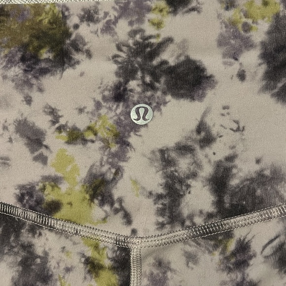 NWT Lululemon align (radial tie dye mauve grey multi) pant - Picture 5 of 8